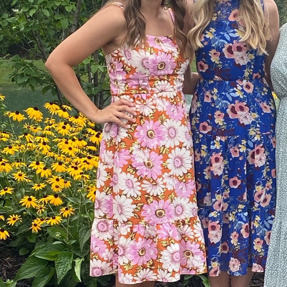 Floral open back dress - Picture 6 of 6